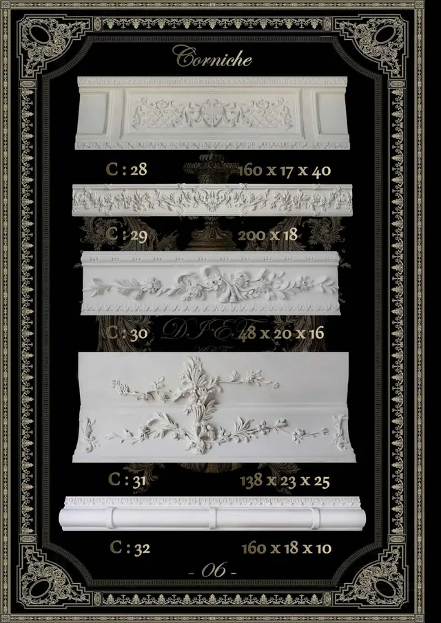Decorative mouldings MLD-06