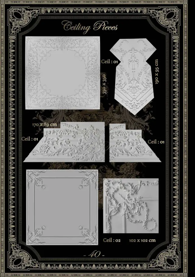 Decorative mouldings MLD-40