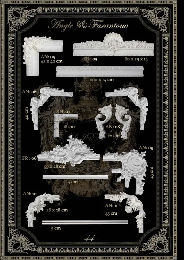 Decorative mouldings MLD-44